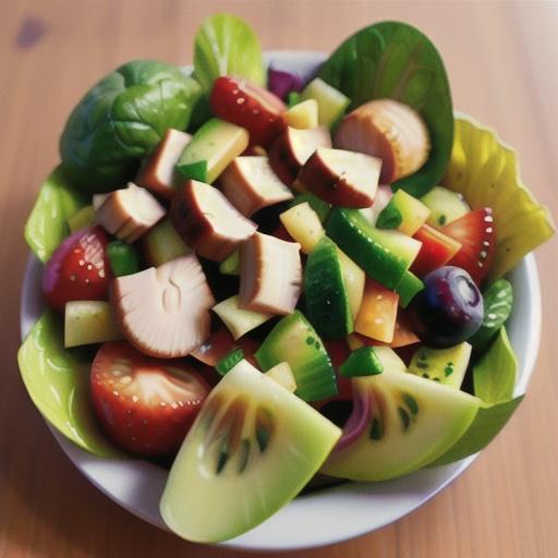 Turkey Salad with Fruit