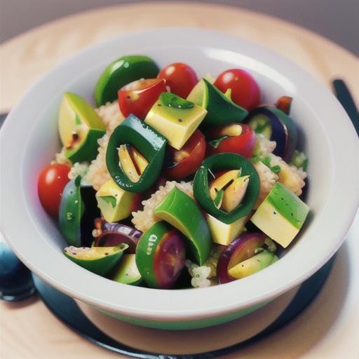 Avocado Tomato Salad with Quinoa