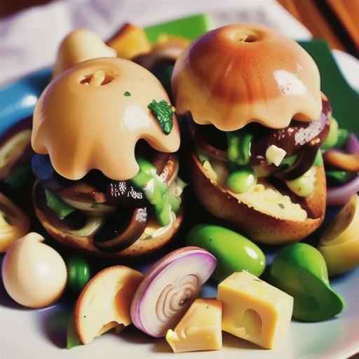 Onion and Mushroom Scrambled Eggs