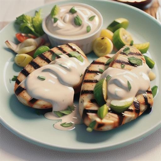 Grilled Smoky Chicken Breasts with Alabama White Barbecue Sauce