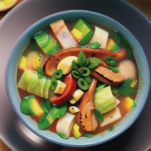 Chinese Cabbage and Ginger Soup