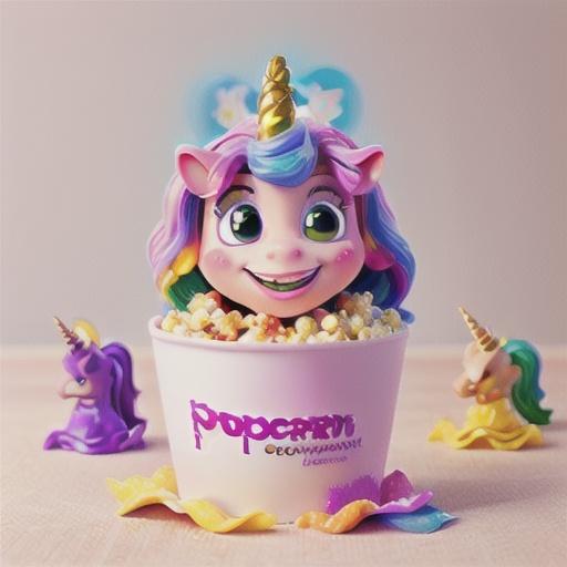 Unicorn popcorn