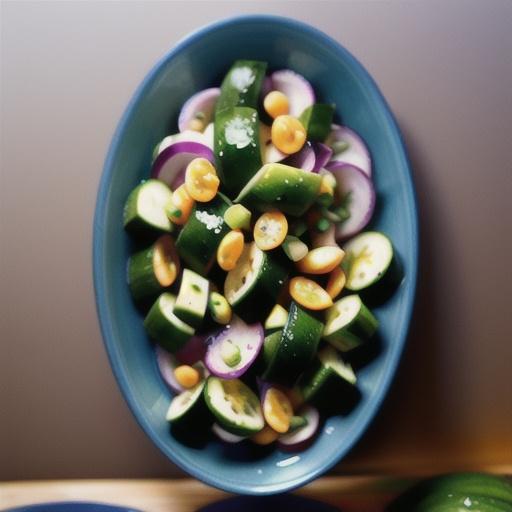 Cucumber Salad With Tahini Dressing