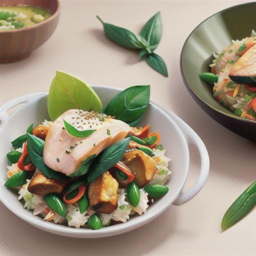 Holy basil & chicken Thai fried rice