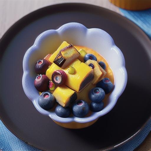 The Best Blueberry Bread Pudding