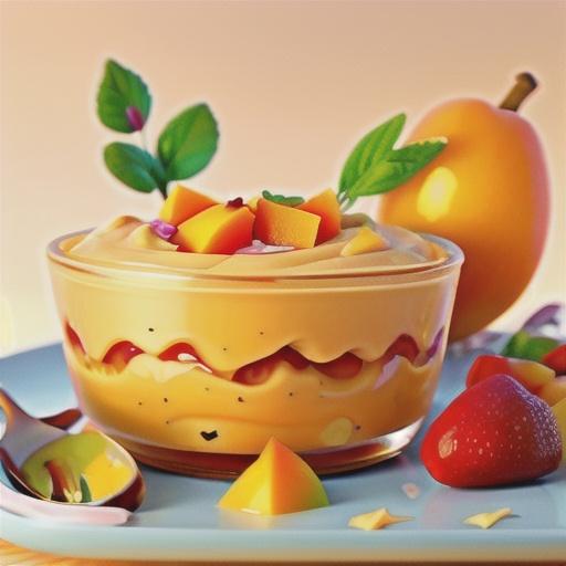Apricot Mango Yogurt Fruit Dip