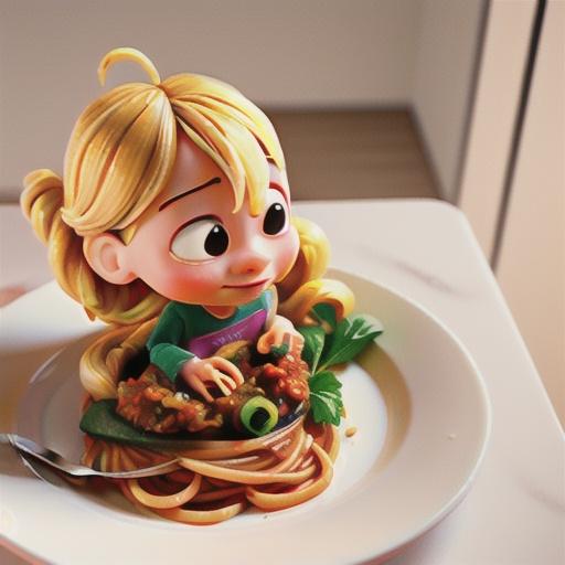 Spaghetti with lentil bolognese