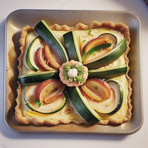 Zucchini slice tarts