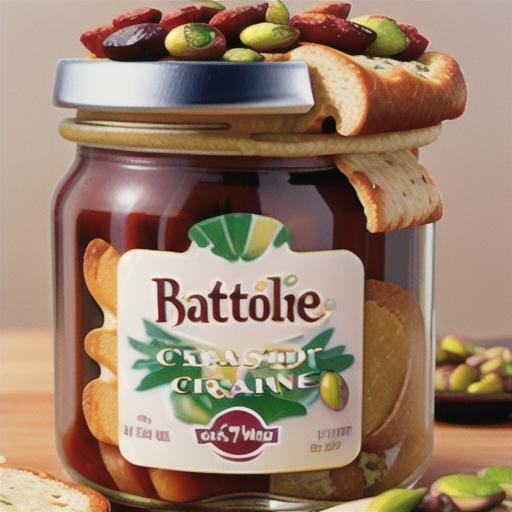 Brie with Cranberries and Pistachio Nuts