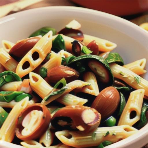 Mediterranean Penne Pasta and Beans