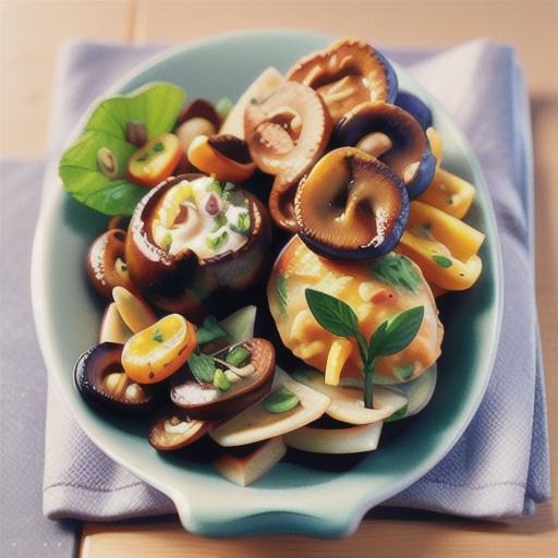 Pierogie and Mushroom Casserole