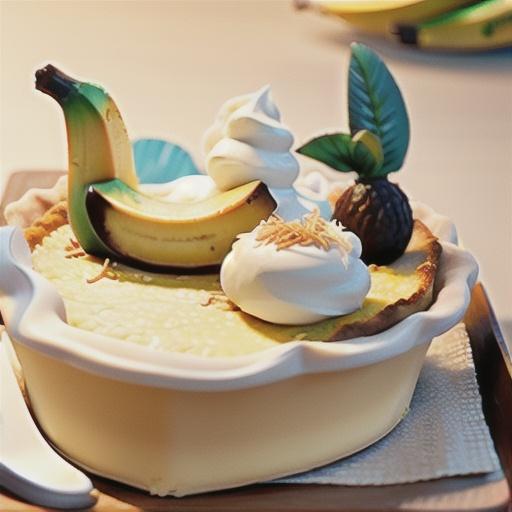 Banana-Coconut Cream Pie with Buttermilk Crust