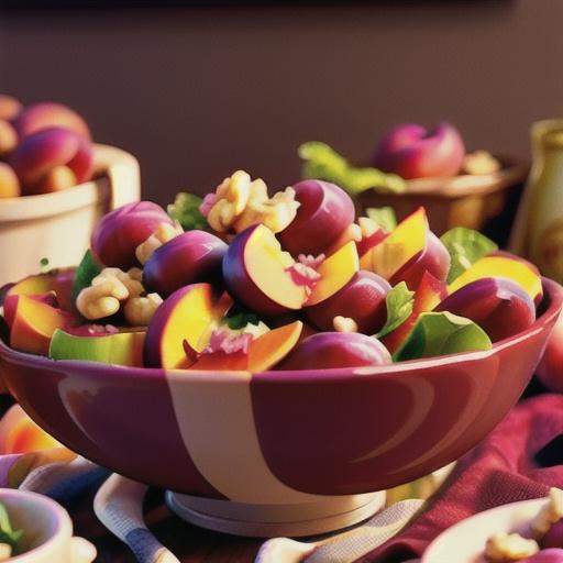 Peach and Plum Salad