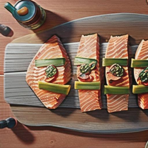 Canadian Cedar Planked Salmon