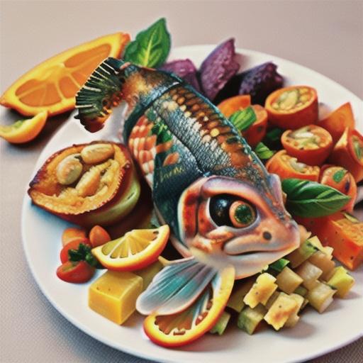 Baby snapper with basil and orange crust