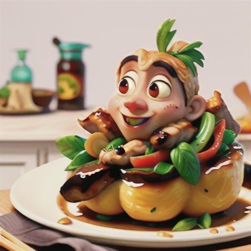 Sweet sticky Asian chicken