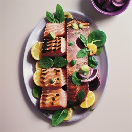 Dukkah salmon with pickled beetroot recipe