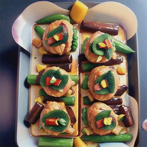 Sticky honey tamarind chicken tray bake recipe