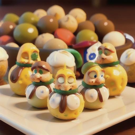 Cheddar and Olive Balls