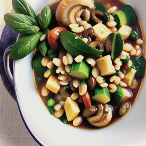 Mushroom and Farro Soup