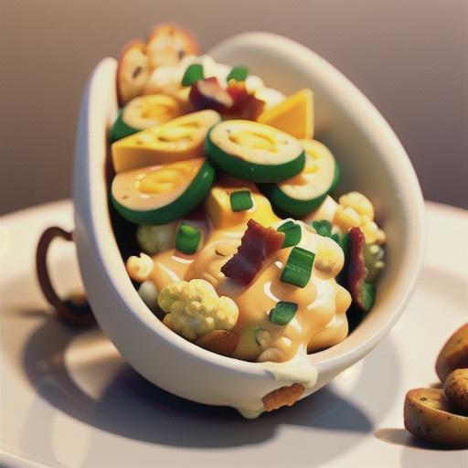 Loaded Cheesy Cauliflower