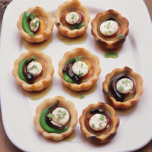 Caramelised onion tarte Tatin