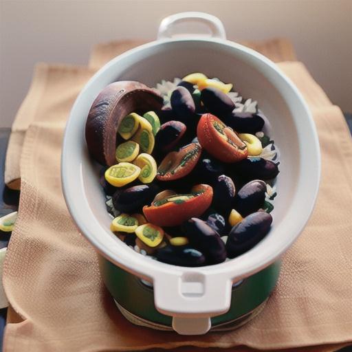 Slow-Cooker Black Beans and Rice