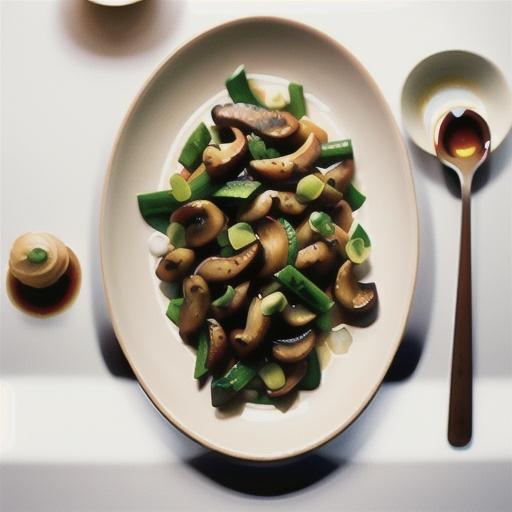 Stir-Fried Maitake Mushrooms with Garlic and Chile Oil