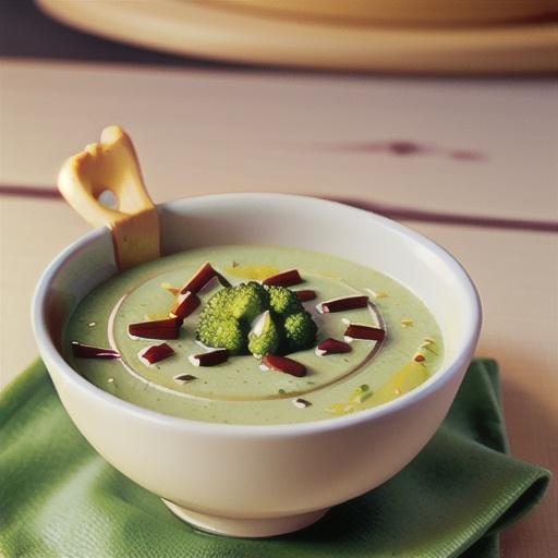 Low-Fat, Full-Flavor Cream of Broccoli Soup