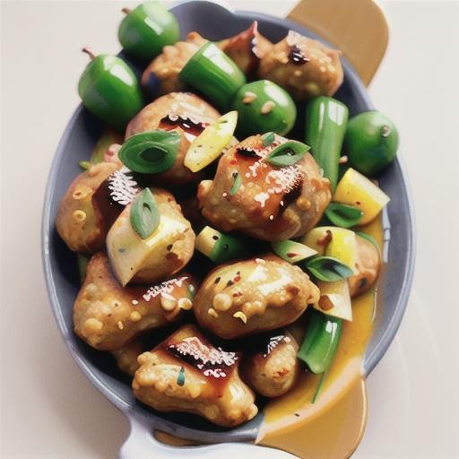 Sticky honey sriracha meatballs