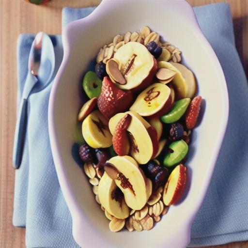 Easy Overnight Almond-Banana-Berry Muesli