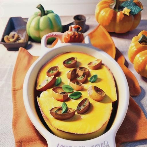 Potato and pumpkin bake