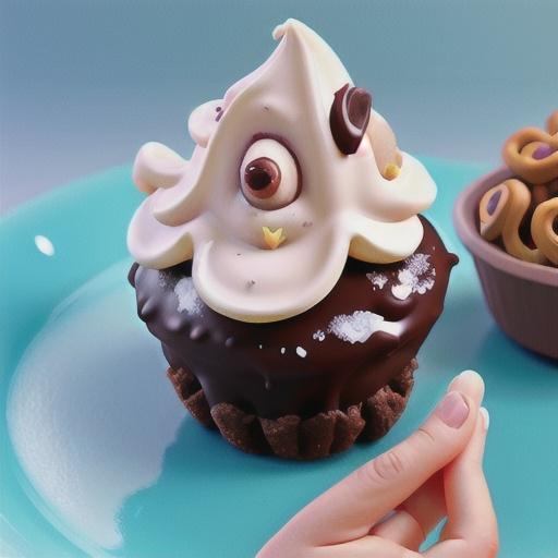 Chocolate coconut nests