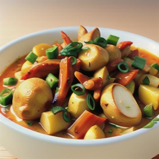 Chicken Curry with Potatoes and Lemongrass