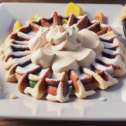 Funnel Cake Waffles