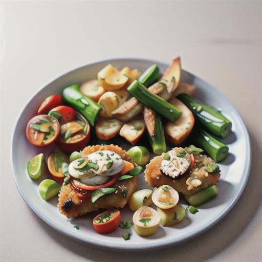 Crispy garlicky chicken