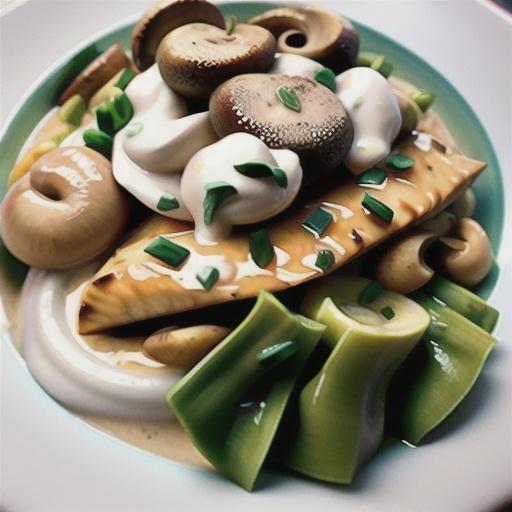 Greek Yogurt Chicken Stroganoff with Mushrooms