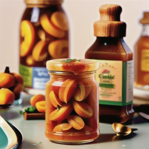 Spiced Apricot Ginger Preserves