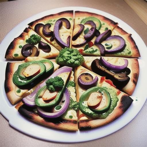 Individual Grilled Veggie Pizzas