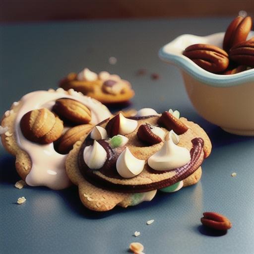 Iced Oatmeal Cookies