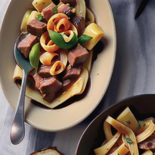 Slow-cooked beef and pancetta ragu