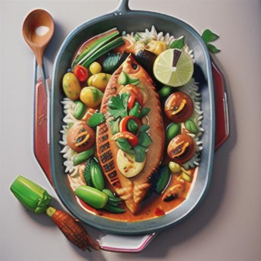 One-pan tikka masala fish on spiced rice recipe