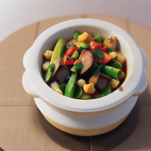 Beef pot roast with silverbeet and chickpeas