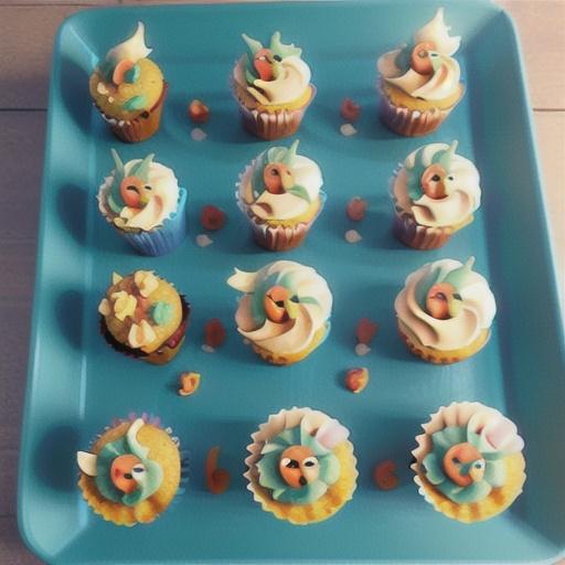 Vegan Pumpkin Cupcakes with Coconut