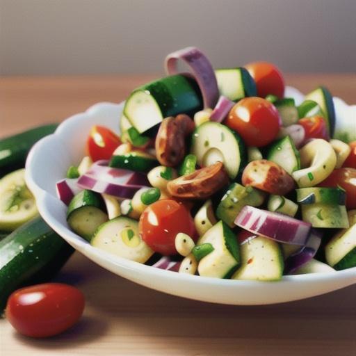 Avocado Cucumber Pasta Salad
