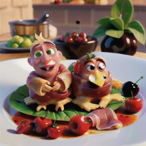 Prosciutto-Wrapped Cherry-Stuffed Chicken Breasts