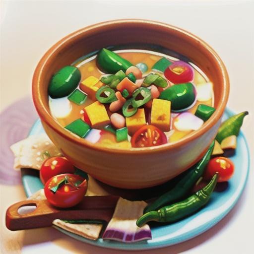 Mexican Bean and Tortilla Soup (Sopa Tarasca)