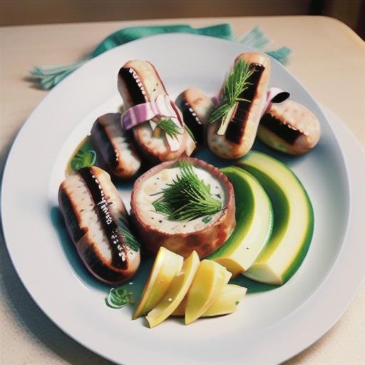 Lamb and fennel sausages with mash