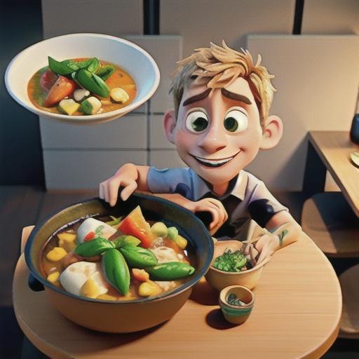 Russell Howard's chicken & prawn curry