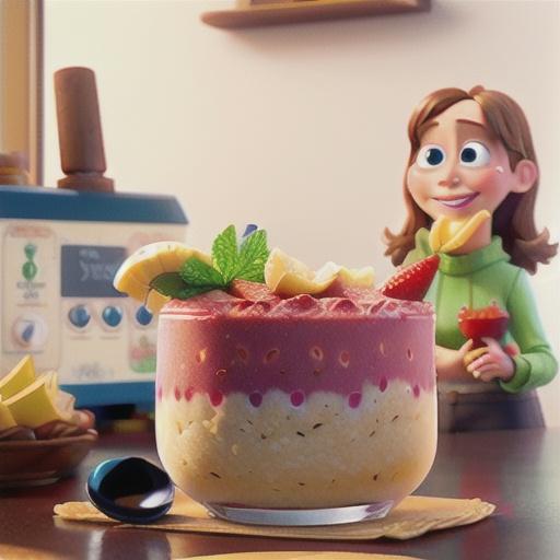 Strawberry Banana Nut Oatmeal Smoothies